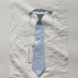 Janie and Jack Blue/White Striped Tie